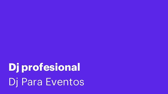 Dj profesional