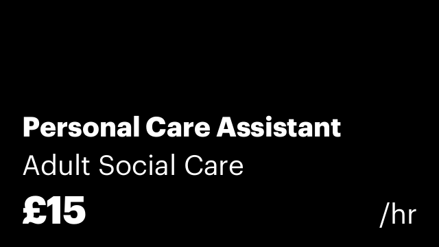 Personal Care Assistant