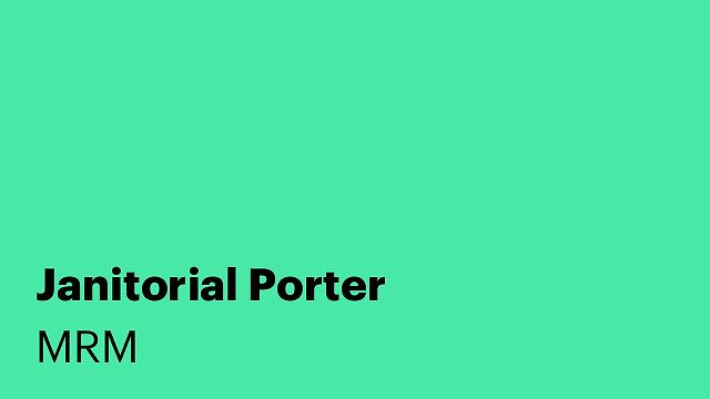 Janitorial Porter