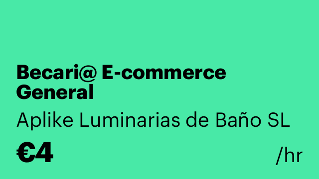 Becari@ E-commerce General