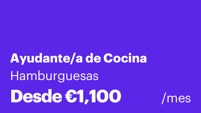 Ayudante/a de Cocina
