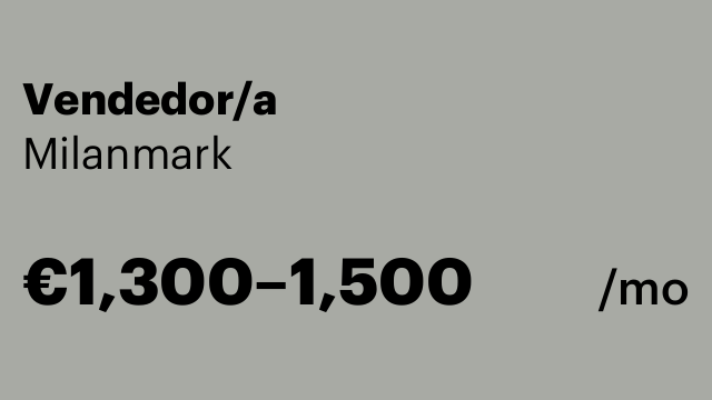 Vendedor/a