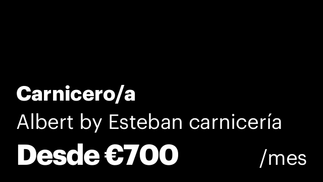 Carnicero/a