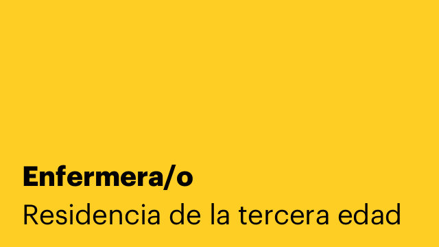 Enfermera/o