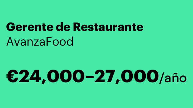 Gerente de Restaurante