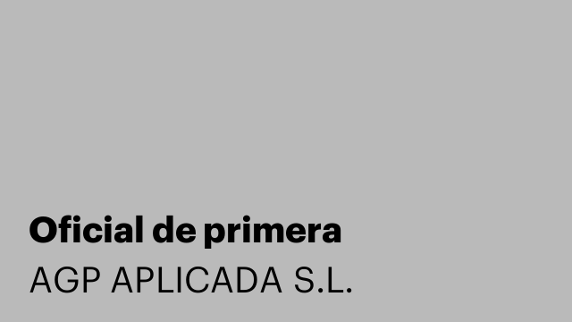 Oficial de primera
