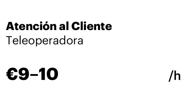 Atención al Cliente