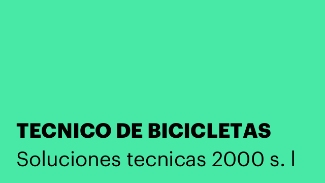TECNICO DE BICICLETAS