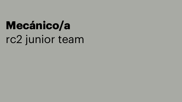 Mecánico/a