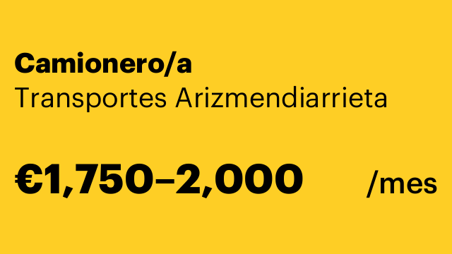 Camionero/a