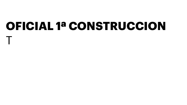 OFICIAL 1ª CONSTRUCCION