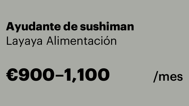 Ayudante de sushiman