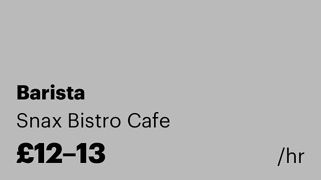 Barista
