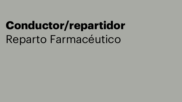 Conductor/repartidor