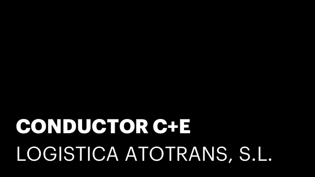 CONDUCTOR C+E