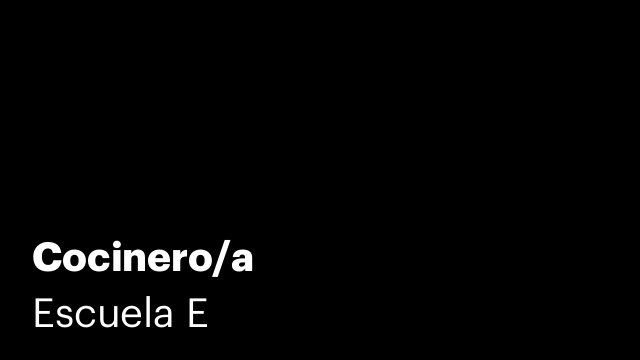 Cocinero/a
