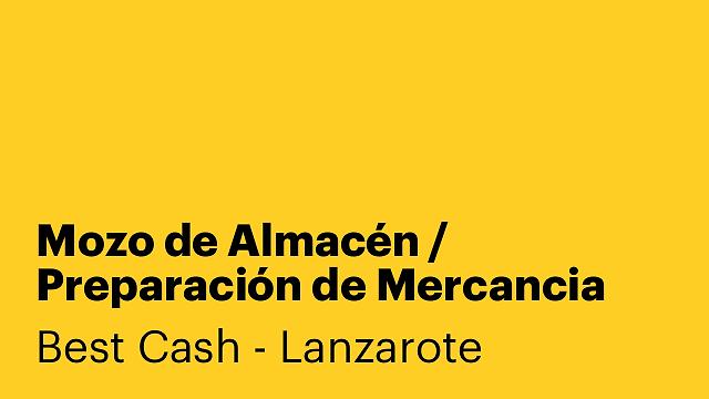 Mozo de Almacén / Preparación de Mercancia