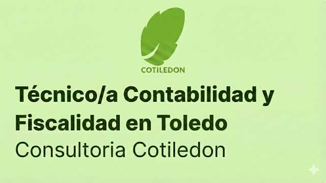 Técnico/a Contabilidad y Fiscalidad
