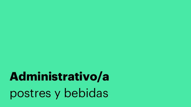 Administrativo/a