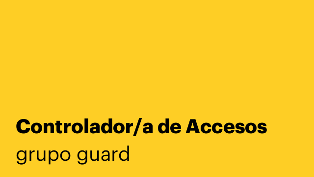 Controlador/a de Accesos