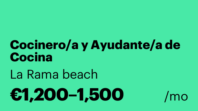 Cocinero/a y Ayudante/a de Cocina