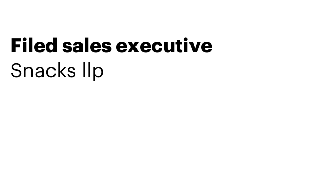 Filed sales executive