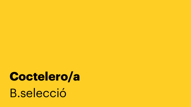 Coctelero/a