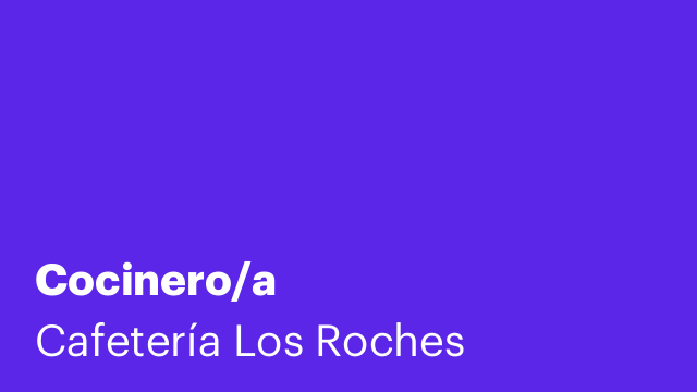 Cocinero/a