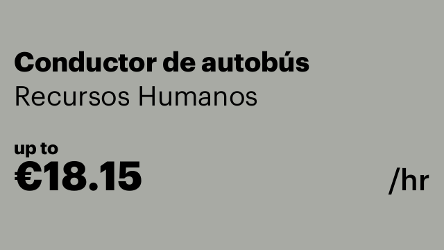 Conductor de autobús