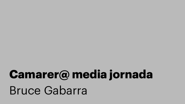 Camarer@ media jornada