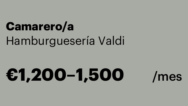 Camarero/a