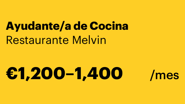 Ayudante/a de Cocina
