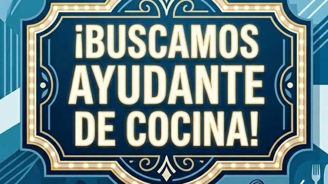Ayudante/a de Cocina