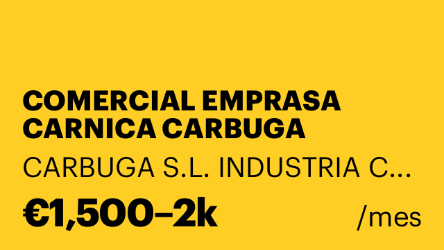 COMERCIAL EMPRASA CARNICA CARBUGA