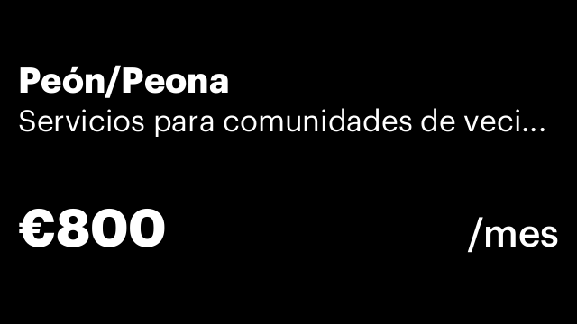 Peón/Peona