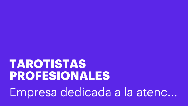 TAROTISTAS PROFESIONALES