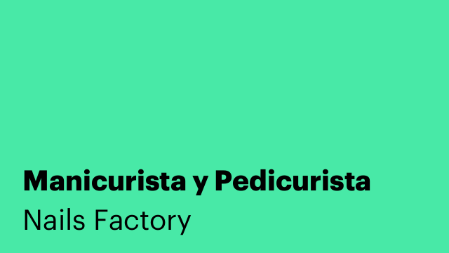 Manicurista y Pedicurista