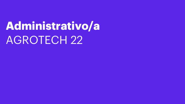 Administrativo/a