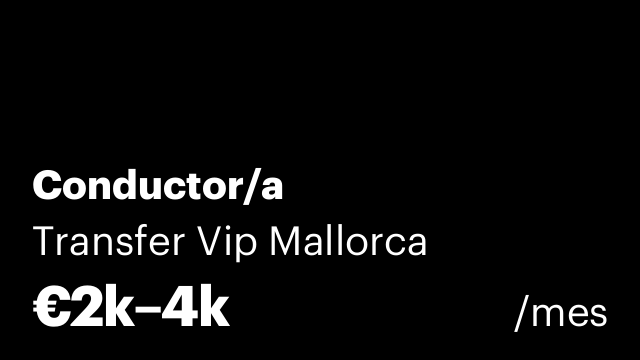 Conductor/a