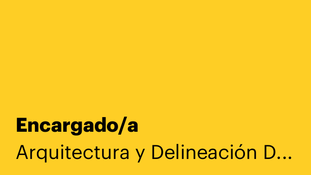 Encargado/a
