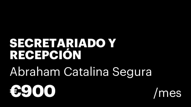 SECRETARIADO Y RECEPCIÓN