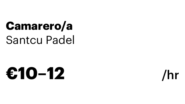 Camarero/a