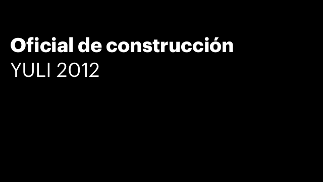 Oficial de construcción