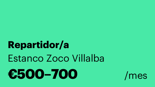 Repartidor/a