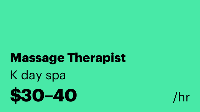Massage Therapist