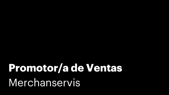 Promotor/a de Ventas