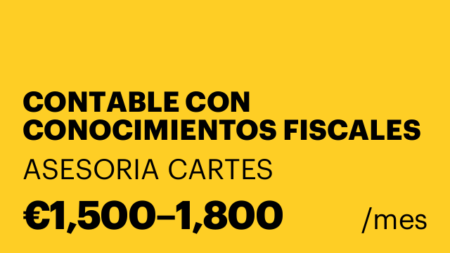 CONTABLE CON CONOCIMIENTOS FISCALES