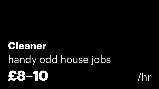 Cleaner