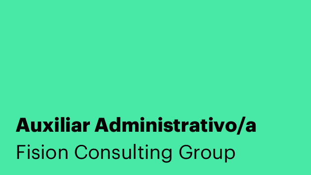 Auxiliar Administrativo/a