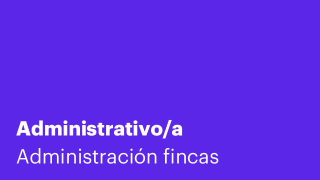 Administrativo/a